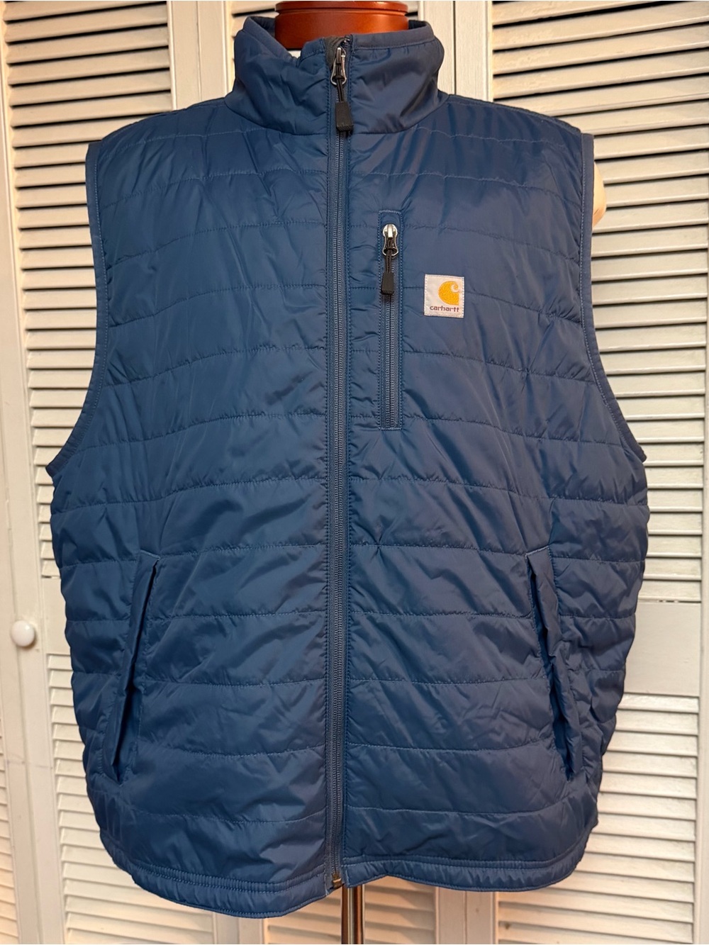 CARHARTT Vest  SIZE 2XL  Navy Blue Nylon